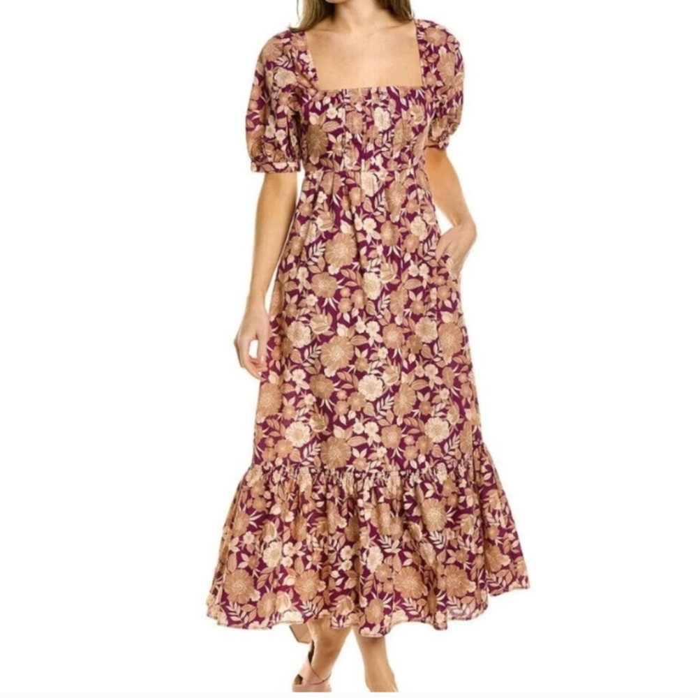 Favorite Daughter The Mirka Dress Anthropologie Women's Size 10 Floral New Tags.